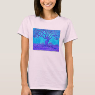 Camiseta O T orgânico das mulheres - LoveTree