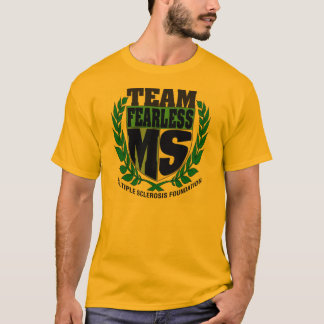 Camiseta O T sem medo dos homens do MS da equipe