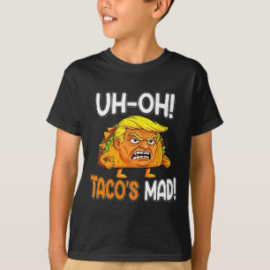 Camiseta O Taco está louco! - Orange Faced Funny Trump Taco