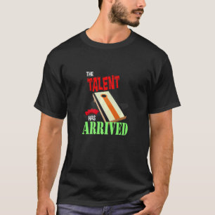 Camiseta O Talento Chegou Ao Jogador Cornhole Papa Grandp