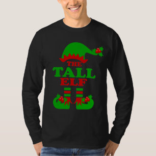 Camiseta O Tall Elf Engraçado Xmas Correspondendo Elves Ta