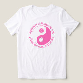 Camiseta O Tao do Pickleball | Engraçado Yin Yang Picklebal