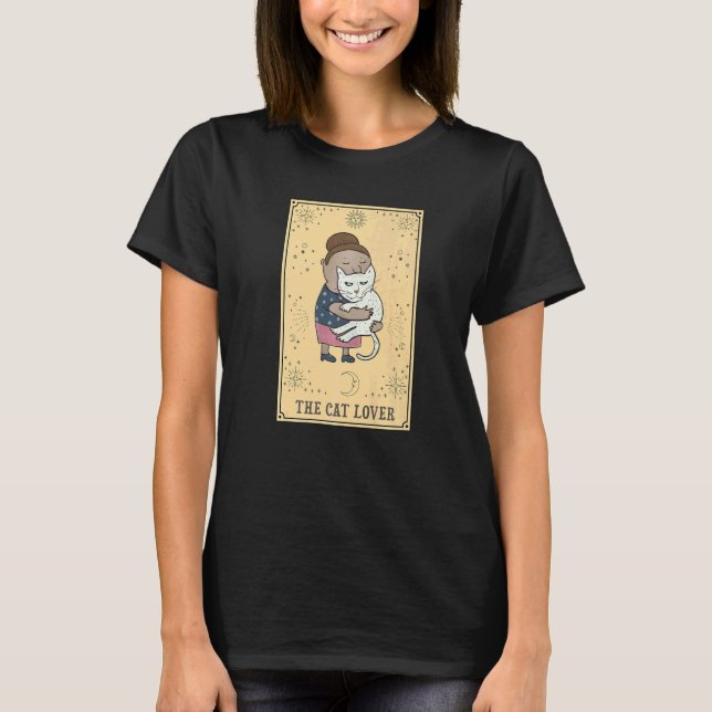 Camiseta O Tarot de Gato Imitado (Frente)