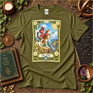 Camiseta O Tarot do Gato Tolo - Uma Jornada Começa