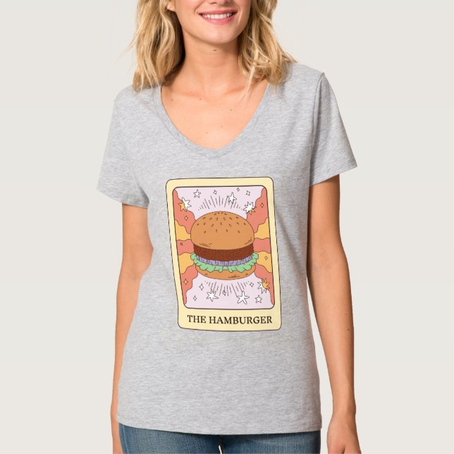 Camiseta O Tarot do Hambúrguer (Frente)