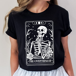 Camiseta O Tarot do Pensativo Esqueleto