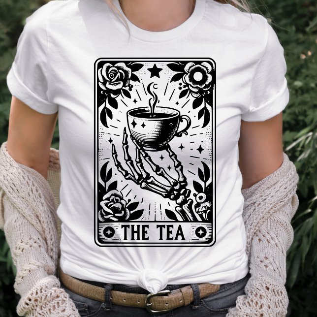 Camiseta O Tea Drinker Tarot (Criador carregado)