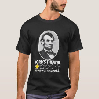 Camiseta O Teatro De Ford Não Recomendaria 1 Estrela De Abr