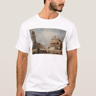 Camiseta O teatro real e a igreja nova, 1833