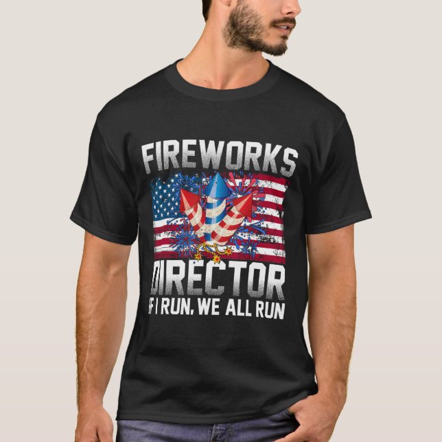 Camiseta O Técnico Do Diretor Do Firework Que Eu Lhe Lidero (Frente)
