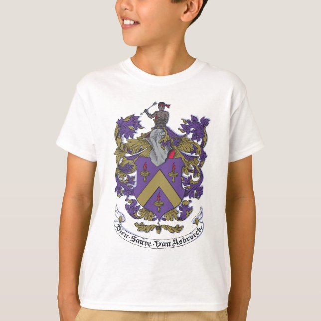 Camiseta O Tee do Miúdo com o Family Crest (Frente)