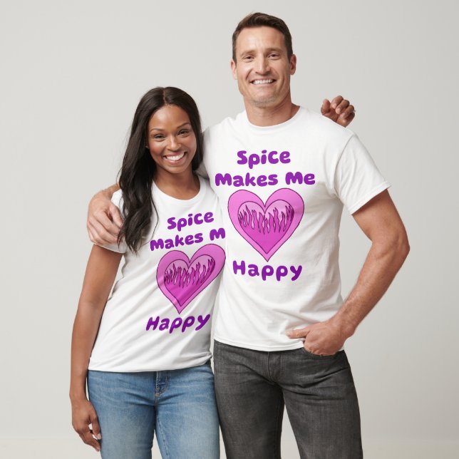 Camiseta O Tempero Me Faz Feliz Amante de Curry (Unissex)