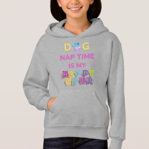 Camiseta o tempo da soneca do cão é a minha hora feliz
