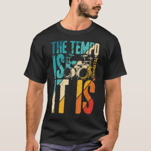 Camiseta O Tempo É O Que Eu Digo É O Drumme Vintage