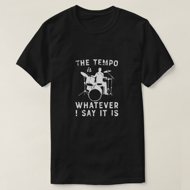 Camiseta O Tempo É O Que Eu Digo Que É (Frente do Design)