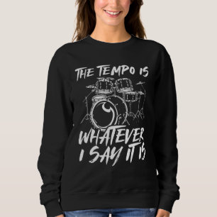 Camiseta O Tempo É O Que Eu Digo Que É Tambores De Drummer