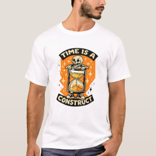 Camiseta O Tempo é um Esqueleto Construto