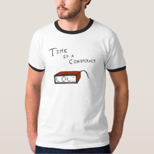 Camiseta O tempo é uma conspiração (a cor)