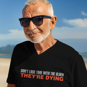 Camiseta O tempo está a picar: Tee da Verdade Negrito