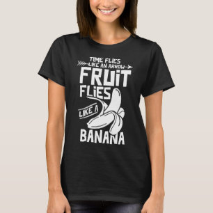 Camiseta O Tempo Farmante voa como uma fruta de flecha voa
