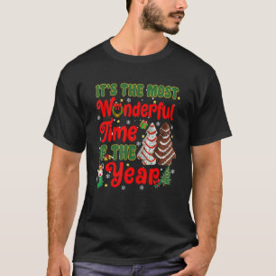 Camiseta O Tempo Mais Maravilhoso Do Bolo De Pica De Natal