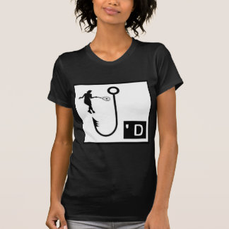 Camiseta O tênis das mulheres enganchado