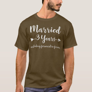 Camiseta O Terceiro Aniversário de Casamento de Couro Ofere