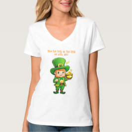 Camiseta O tesouro de Lucky Leprechaun