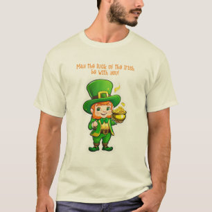 Camiseta O tesouro de Lucky Leprechaun