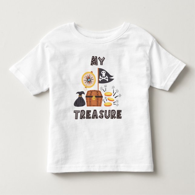 Camiseta O tesouro do Pirate (Frente)