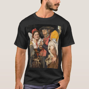 Camiseta O tesouro do velho (o gato) (de Karl Gussow)