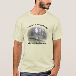 Camiseta O tesouro está ao seu redor
