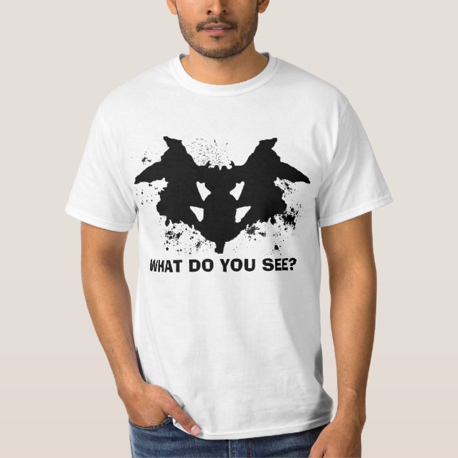 Camiseta O teste de Rorschach (Frente)