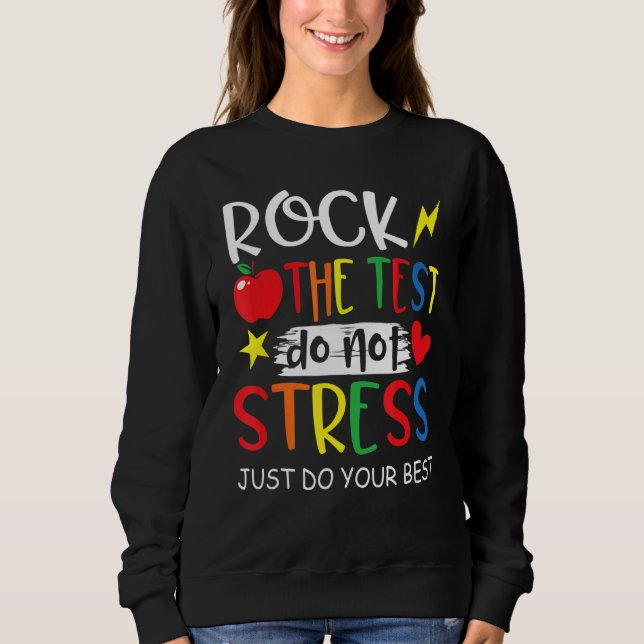 Camiseta O Teste Do Dia Roda O Teste Não Estresse (Frente)