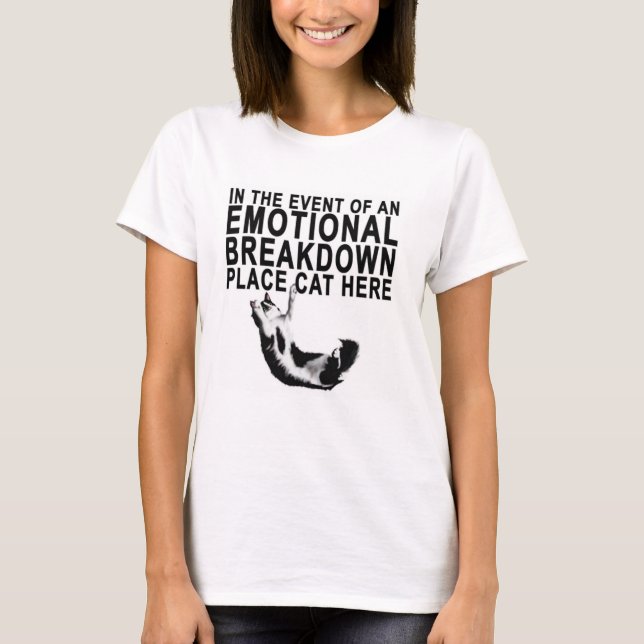 Camiseta O Teto de Gato Emocional (Frente)