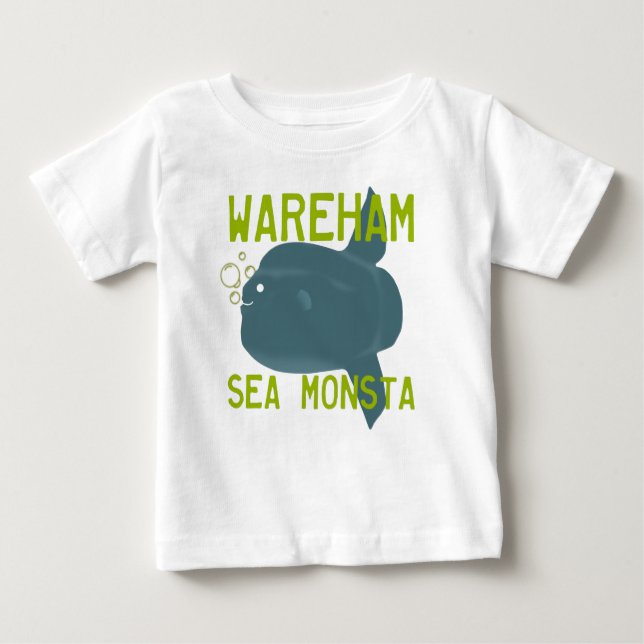 Camiseta O Teto Do Bebê Monstro Do Mar De Wareham (Frente)