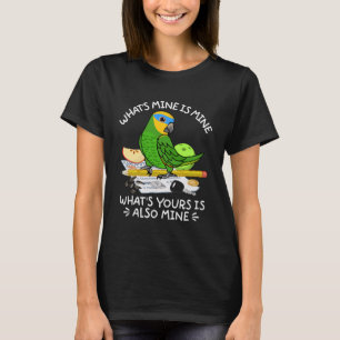 Camiseta O teu é o meu papagaio I Amazon-laranja