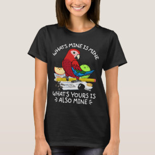 Camiseta O teu é o meu papagaio I Macaw
