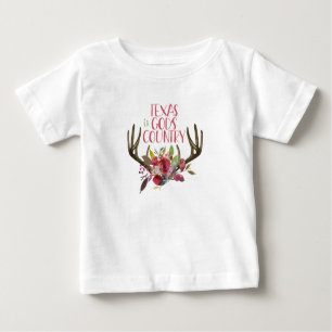 Camiseta O Texas é o "Country Boho Pink" de Deus