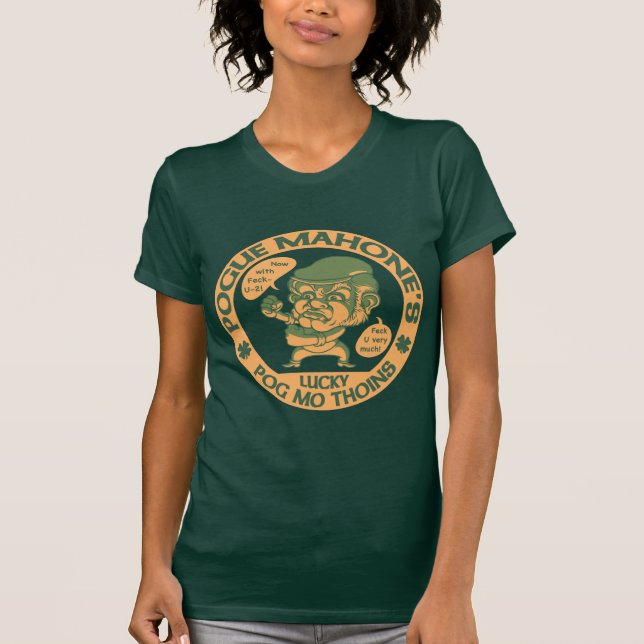 Camiseta O Thoins afortunado de Pogue (Frente)