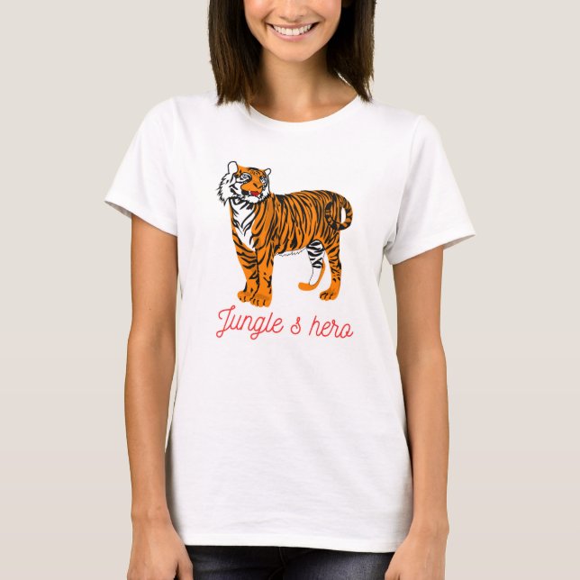 Camiseta O Tigre Bravo (Frente)