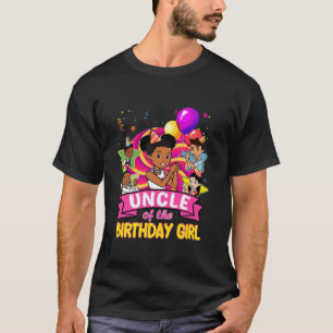 Camiseta O Tio Da Festa De Festa De Boneca De Aniversário