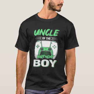 Camiseta O Tio Do Jogo De Jovens De Aniversário Do Nível Su