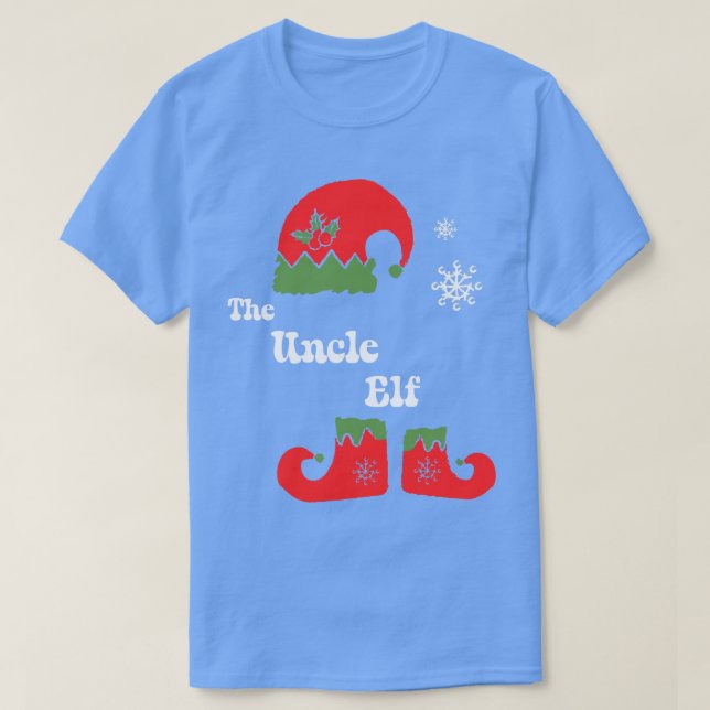 Camiseta O Tio Elf Christmas Elf Tee Family Matando Gi (Frente do Design)