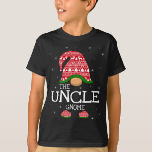 Camiseta O Tio Gnomo da Família de Natal Matando os Xmas Co
