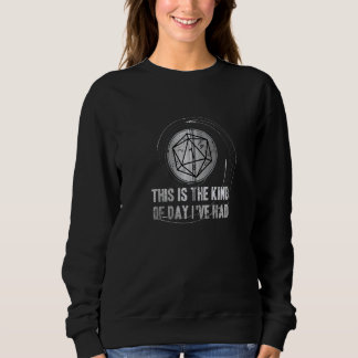 Camiseta O Tipo De Dia Engraçado Vintage Dm Rpg