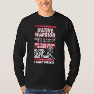 Camiseta O Título Nativo Americano Não Pode Ser Herdado Nem
