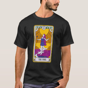 Camiseta O Tolo Tarot Card Halloween Figurume 1