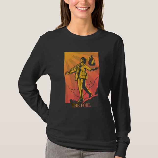 Camiseta O tolo Vagabond Tarot (Frente)