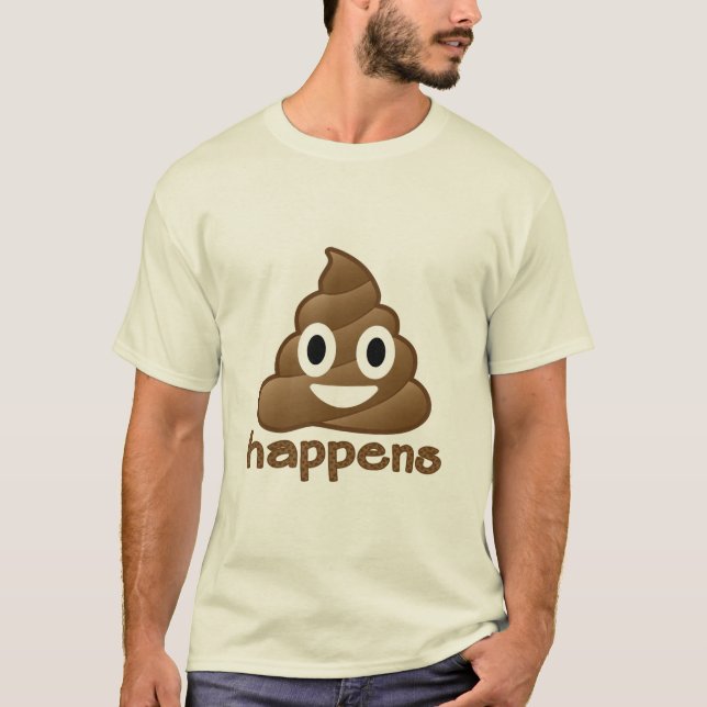 Camiseta O tombadilho de Emoji acontece (Frente)